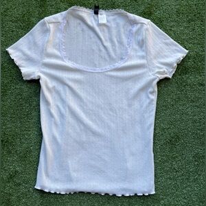HM Pointelle shirt